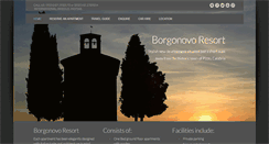 Desktop Screenshot of borgonovoresort.com